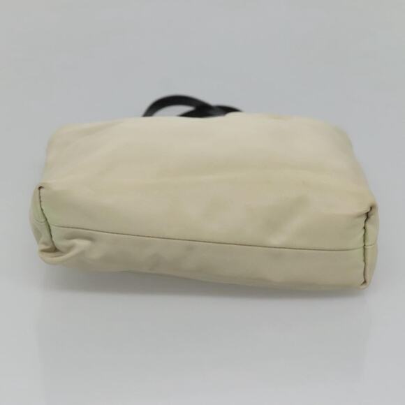 PRADA Hand Bag Nylon White Silver - Picture 9 of 12